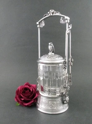 Acabado de búho figurativo - Diseño estético - RUEDA DE ENCURTIDO ANTIGUA - MERIDEN #206 Foto 1 de 4