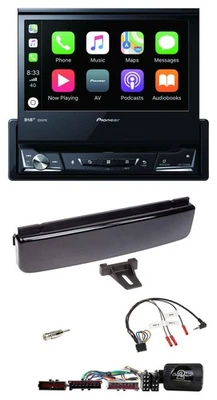 Pioneer DVD Bluetooth DAB USB Lenkrad Autoradio für Ford Mondeo Focus piano-schw - Bild 1 von 4
