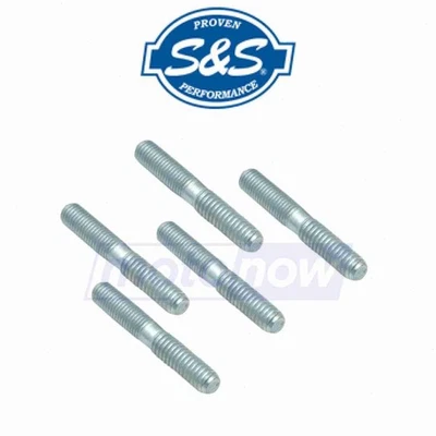 S&S Cycle Exhaust Port Studs for 2012-2017 Harley Davidson FLS Softail Slim hs Foto 1 de 4