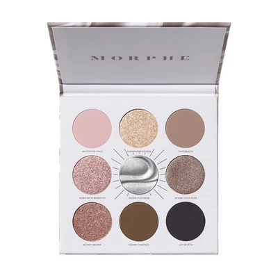 Morphe Rich & Foiled Artistry Palette - Foil-Effect Smokey Eyeshadow Palette wit - Image 1 of 4