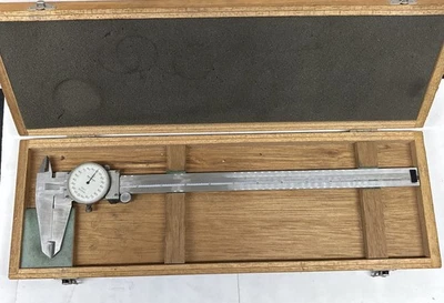 Mitutoyo dial caliper 12inch 505-628 .001” - Image 1 of 4