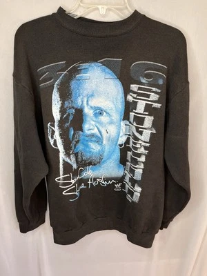 Mens L Vintage Stone Cold Steve Austin WWF 1998 Wrestling Sweater Pullover 3:16 - Image 1 of 4