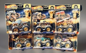 π Hot Wheels Monster Truck Trophy Champions 50th Anniversary *COMPLETE SET* π - Picture 1 of 8