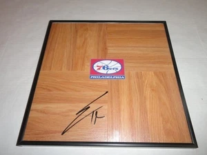 EVAN TURNER SIGNED FRAMED 12X12 FLOORBOARD PHILADELPHIA 76ERS - Picture 1 of 1