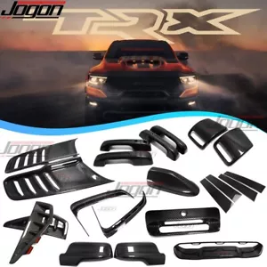 Dry Carbon Exterior Hood Trim Level Decor For Dodge Ram 1500 TRX Off-Road 21-25 - Foto 1 di 53