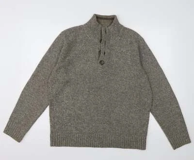 Sudadera Marks and Spencer Para Hombre Marrón Acrílico Talla M Foto 1 de 4