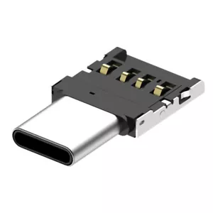 2pcs USB-C 3.1 Type C Male to USB Female OTG Adapter Converter For U Disk*a5 - Picture 1 of 6