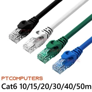 Premium Cat6 RJ45 Ethernet Network Cable 1000Mbps 3m 5m 10m 15m 20m 30m 40m 50m - Picture 1 of 16