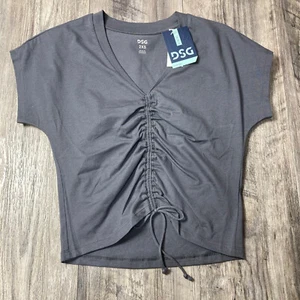 Gray 2X Small cinched tank New With Tags DSG - Picture 1 of 9