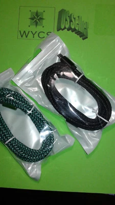 2x 6ft Nylon Braided Micro USB Charging Data Cable Cord for Android Smart Phone - Image 1 of 2