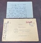Ww2 Wwii Nazi Germany Reich 1944 War Time Soldier Military Feldpost Mail Cover