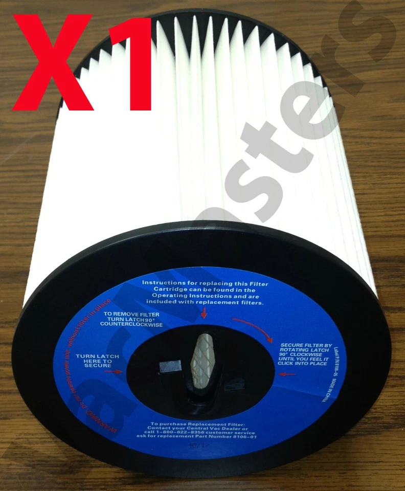 GENUINE Dirt Devil central vacuum replacement filter 8106-01 DirtDevil