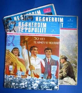 1973 Albania Journal – At the Service of the People – Socialist Period – Collect - Picture 1 of 2