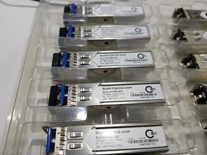 solid-optics.com glc-lh-sm-so 1000base-LX SFP 1310nm 10km - Photo 1/1