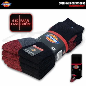 DICKIES® CUSHIONED CREW Work Herren Arbeitssocken Business Socken Strümpfe Socks - Afbeelding 1 van 6