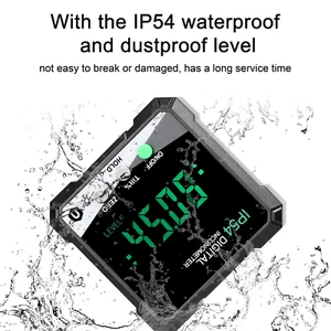 Winkelmesser Magnet Winkelmessgerät Neigungsmesser wasserdicht IP 54 Digital LCD - Bild 1 von 8