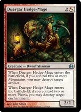 WOTC MtG Commander Duergar Hedge-Mage (U) NM
