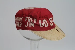 Vintage 70s GO SOX Red Sox Hat Cap MLB Rico Pudge Spaceman Fergie Rooster Bernie - Picture 1 of 9