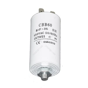 Universal 8UF Microfarad Appliance Motor Start Run Capacitor - Picture 1 of 3