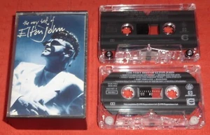 ELTON JOHN - UK CHROME CASSETTE TAPE X 2 (DOUBLE) - VERY BEST OF (GREATEST HITS) - Picture 1 of 7