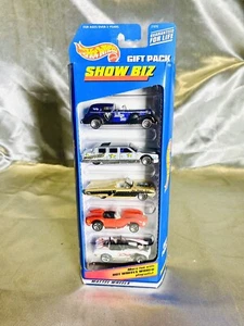 NEW 1998 Hot Wheels SHOW BIZ 5 Car Pack FERRARI Duesenburg Cadillac Cobra T Bird - Picture 1 of 5