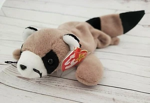 TY Beanie Baby RingoThe Raccoon 1995 Retired Collection beanie babies (A-15) - Picture 1 of 3