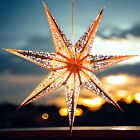 Sternenlicht Papierstern Weihnachtstern Adventsstern Leuchtstern Kupfer NEU