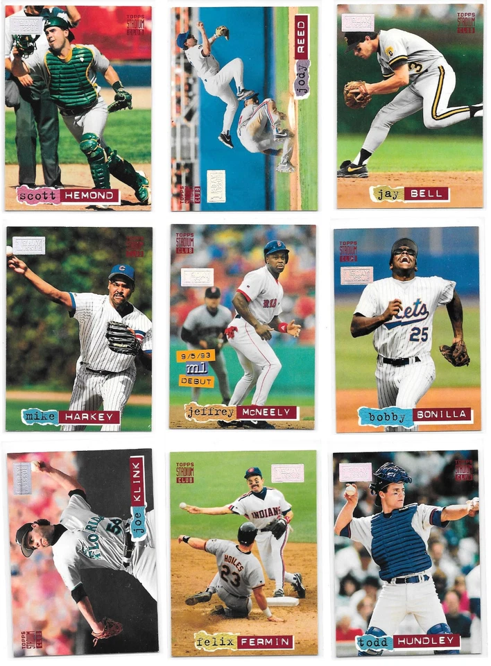 1994 Topps Stadium Club Baseball First 1st Day Issue Parallels - You Pick - Image 1 of 1