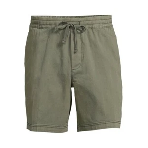 No Boundaries Men's 7'' Stretch Twill Pull On Short Green Midnight 3XL (48-50) - Picture 1 of 4