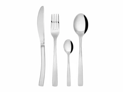 Besteckset 4 teilig Menü Tafel Besteck Essbesteck 1 Person Set Rostfrei - Bild 1 von 4