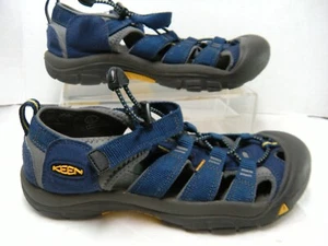 Keen Unisex Rubber Shoes Size 5 Blue Adjustable laces #B - Picture 1 of 10