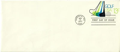 USA - FDC - 7 Apr 1977 - Golf - #342 - Image 1 of 2