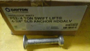 P52-4 TON SWIFT LIFT ANCHORS  4-3/4"  - Dayton Superior 50 PCS - Picture 1 of 1