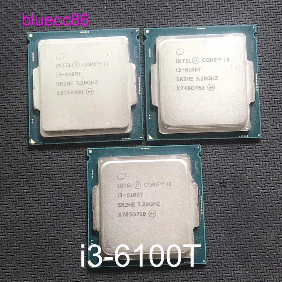 Intel Core i3-6100T LGA1151 3.20 GHz 2C/4T 3 MB 35 W 6th Gen CPU Processor - Image 1 of 1
