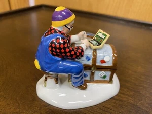 Dept 56 Another Man's Treasure Garage Sale ~ Man with Cash Box ~ Snow Village - Picture 1 of 10