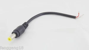 CCTV DC Power Plug Jack Connector 5.5 x 2.1mm Male Cord Cable Pigtail Wire 15cm - Picture 1 of 3