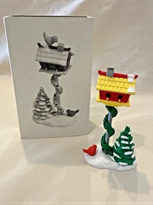 Department 56 RETIRED Snow Village "A Home For The Holidays" #5165-9 Bird House - Picture 1 of 7