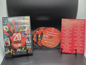 20 Horror Films (4 DVD Set)House Hellraiser 3 Prophecy 2 Sideshow Shackled Grim+ - Picture 1 of 10