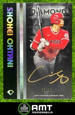 2023 Topps Diamond Icons Shohei Ohtani PolychromatINK Black Auto Gold Ink 5/10 - Image 1 of 3