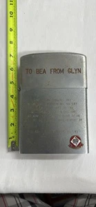 Huge Vintage table cigarette lighter Four Star Japan fliptop style 6.5 Inches - Picture 1 of 7