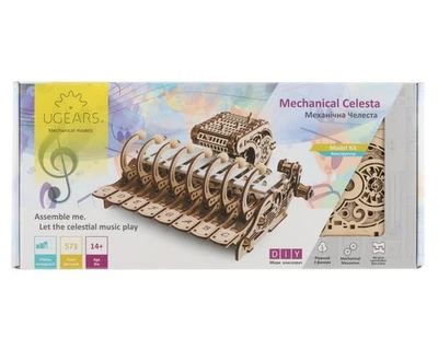 UGears Mechanical Celesta - Wooden Musical Instrument Model - New - 573 Pieces - Image 1 of 2
