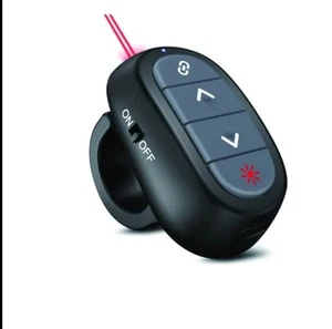 2.4GHz Wireless Presenter Ring Clicker Red Laser Pointer, USB & Type-C - Afbeelding 1 van 9