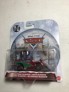 Disney Pixar Cars Lightning McQueen Holiday Winter 2024 Snow Plow *NEW*:: - Picture 1 of 4