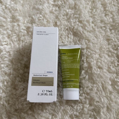 Korres Santorini Grape Face Mask for Cleansing/Exfoliation with Clay 70ml 2.3OZ - Image 1 of 2