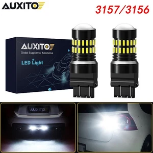 White Bright 3157 3156 LED Reverse Backup Light Bulb 6000K Canbus Error Free EAG - Picture 1 of 12