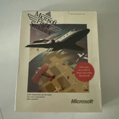 Apple Macintosh Microsoft Flight Simulator V 4.0 Sealed NOS - Image 1 of 2