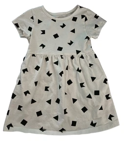 Vestido Wondernation Niño 2T Blanco y Negro TIENE BOLSILLOS - Imagen 1 de 1