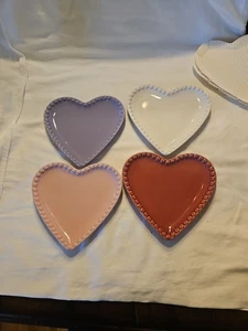 4er Set Williams Sonoma Herz Teller in Geschenkbox - Bild 1 von 13