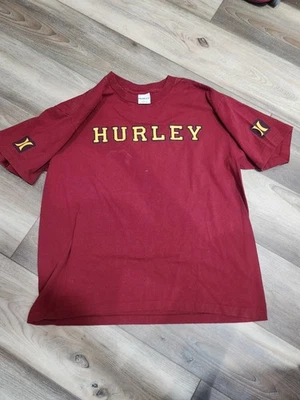 Camisa Hurley vintage para hombre talla mediana roja y amarilla Y2K Foto 1 de 4