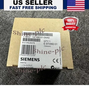 New Siemens 6ES7132-4BD31-0AA0 6ES7 132-4BD31-0AA0 SIMATIC DP 5 ELECTRON MODULES - Picture 1 of 1